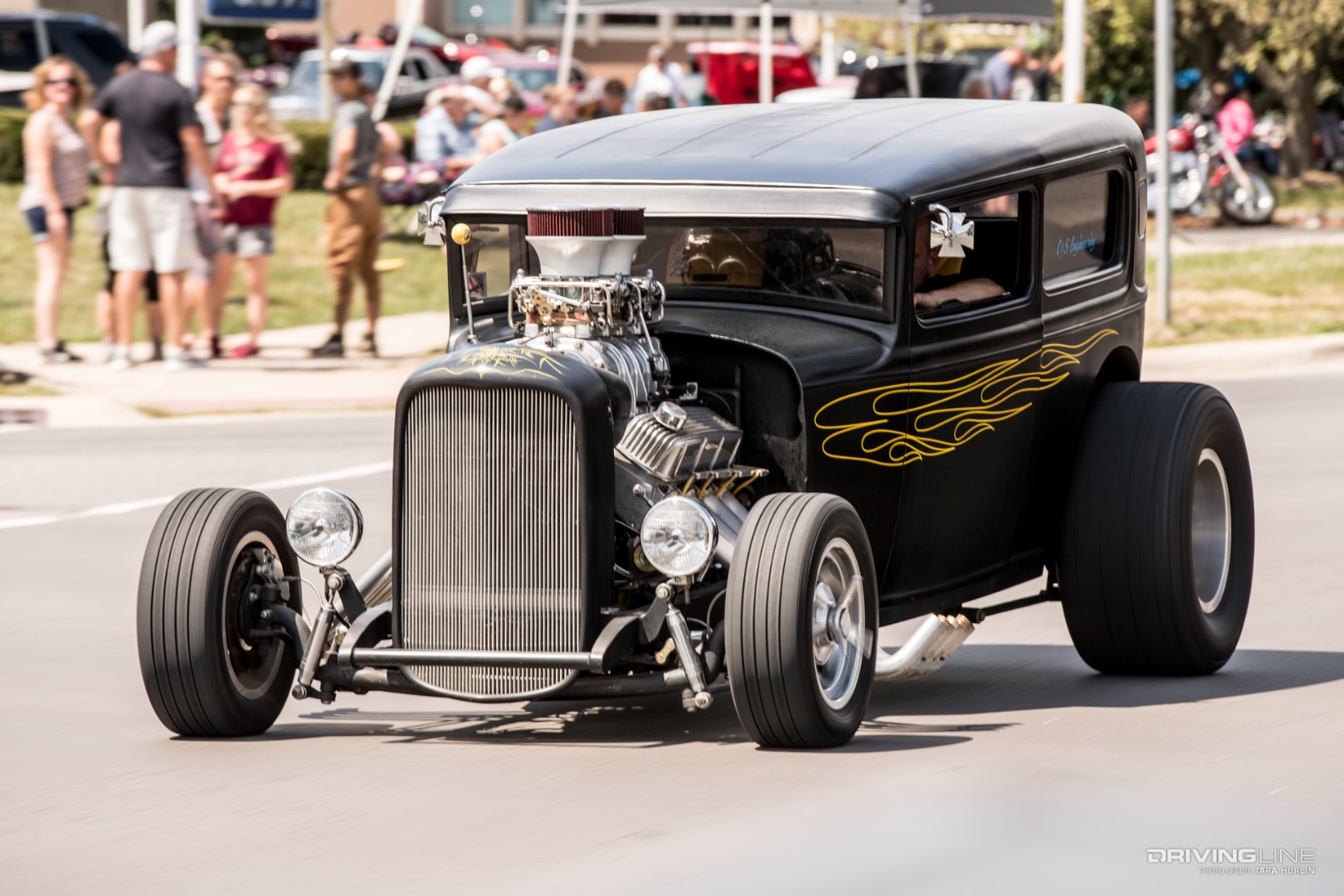 Hot rod on Woodward Avenue