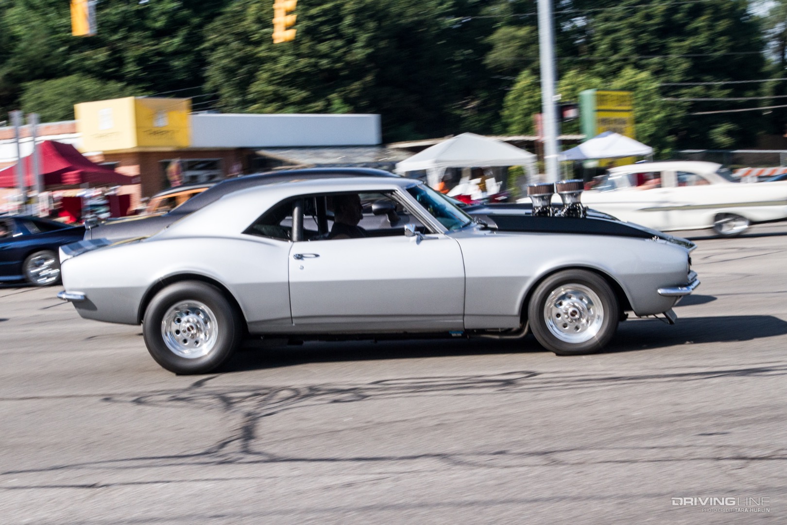 Supercharged Camaro on Woodward Avenue
