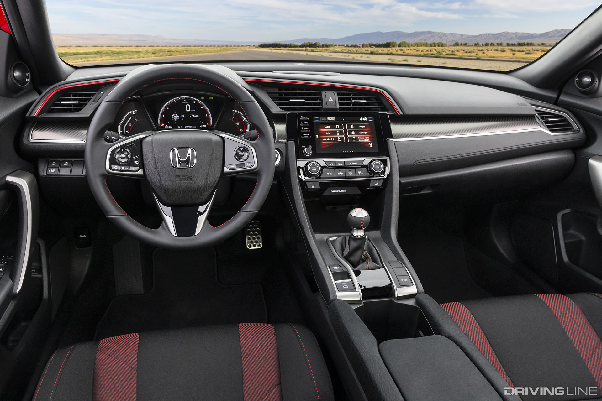 2020 Honda Civic Si Interior