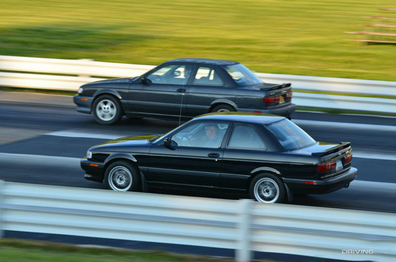 B13 Sentra SE-R Drag Racing