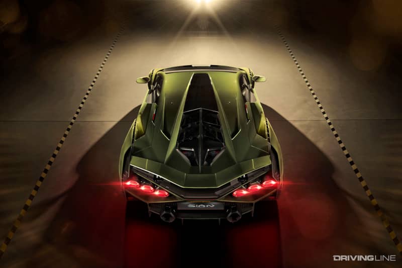 2020 Lamborghini Sián Rear View