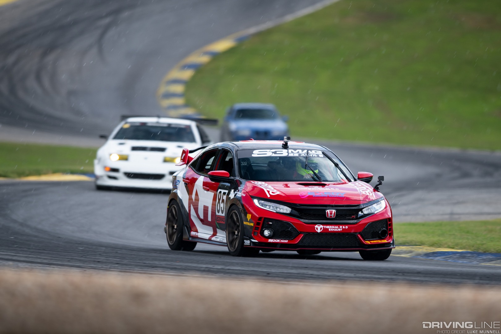 Gridlife South Road Atlanta FK8 Honda Civic Type R in the esses