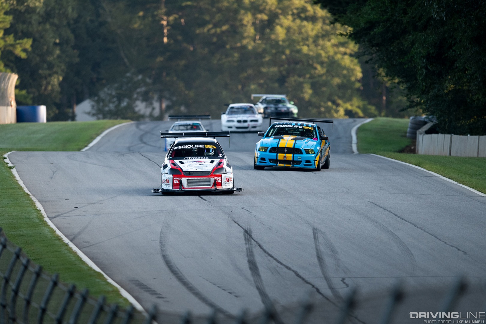 Gridlife South Road Atlanta Chris Boersma EK Civic leading the pack
