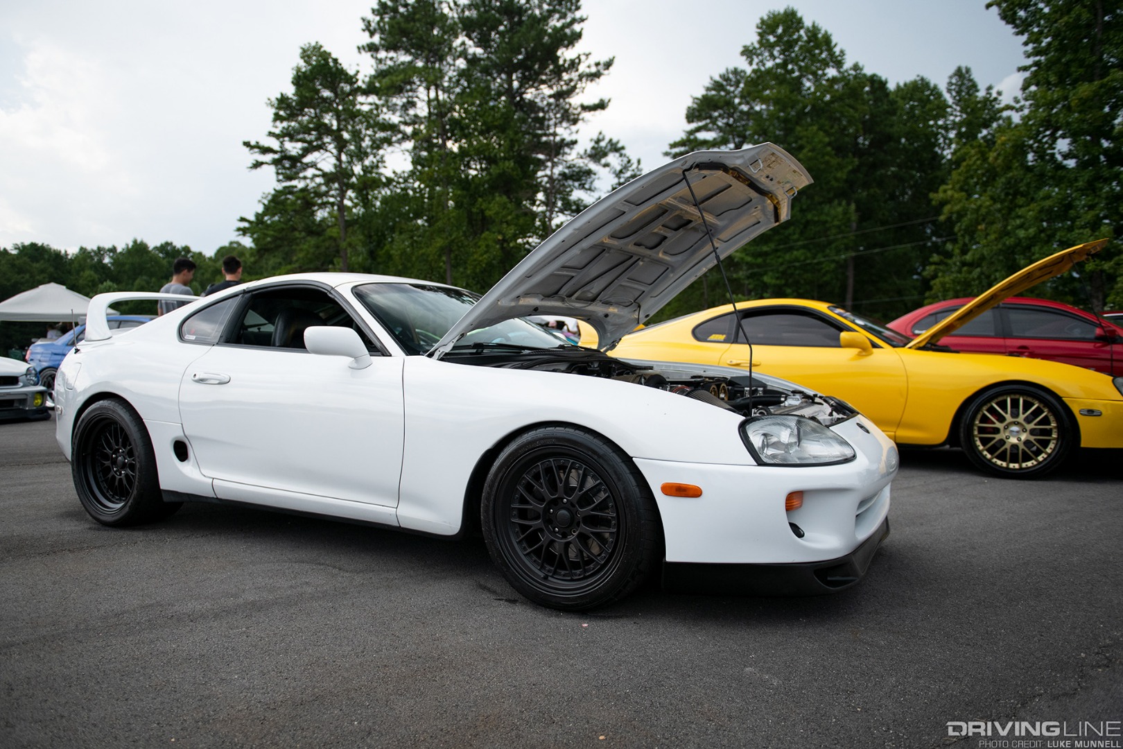Gridlife South Road Atlanta JZA80 Toyota Supras on Nitto NT-555R tires