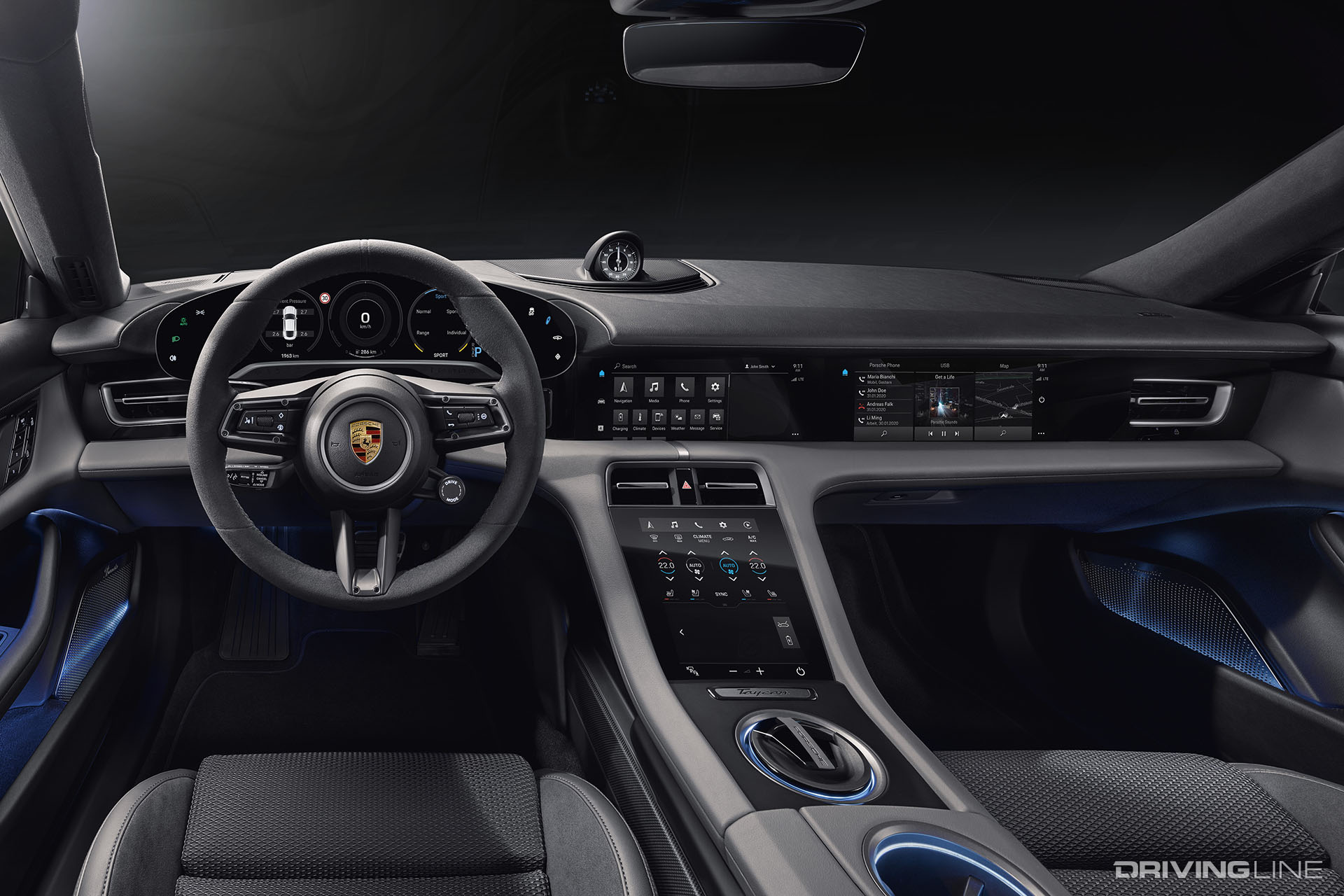 Porsche Taycan Turbo Interior