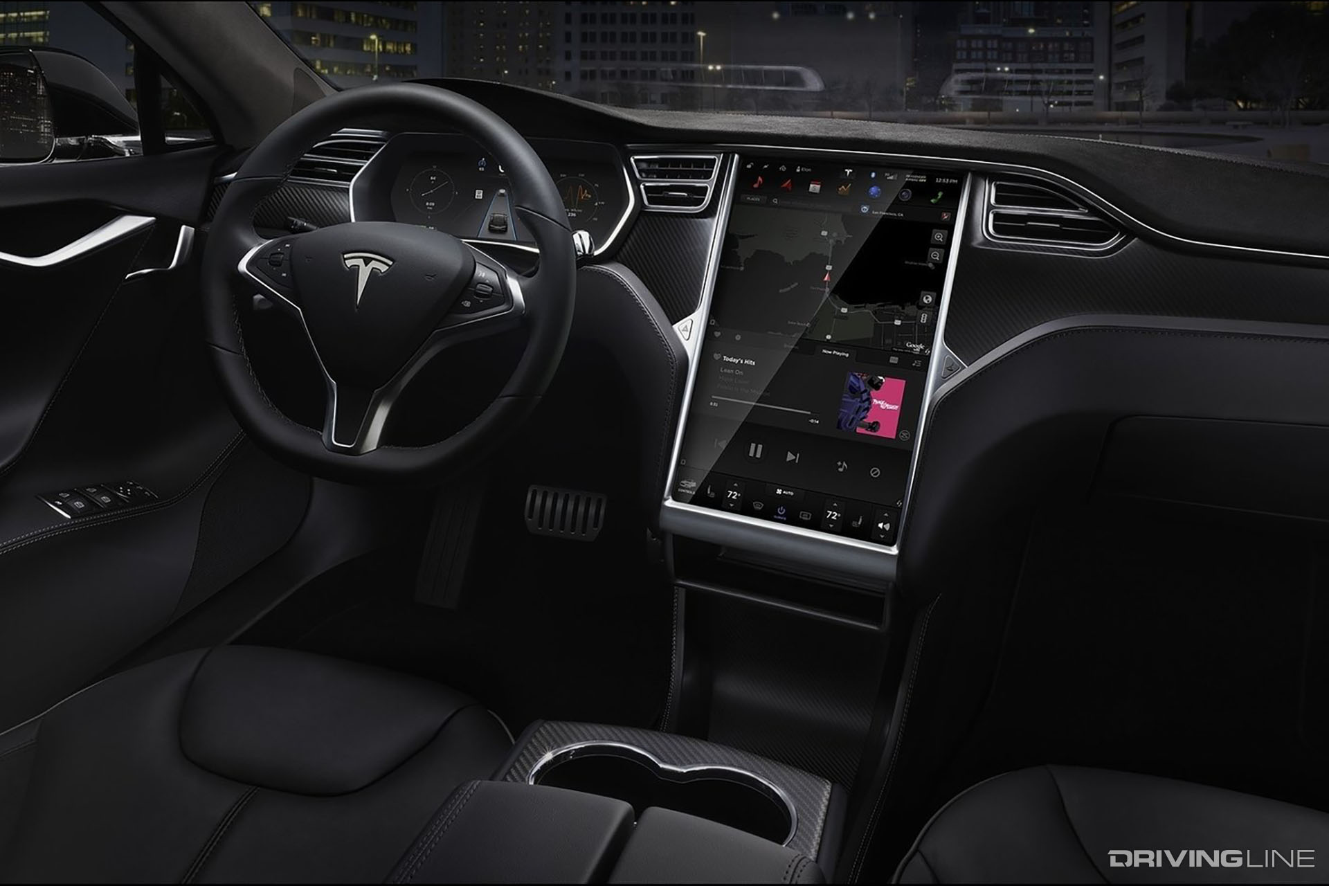 Tesla Model S Black Interior