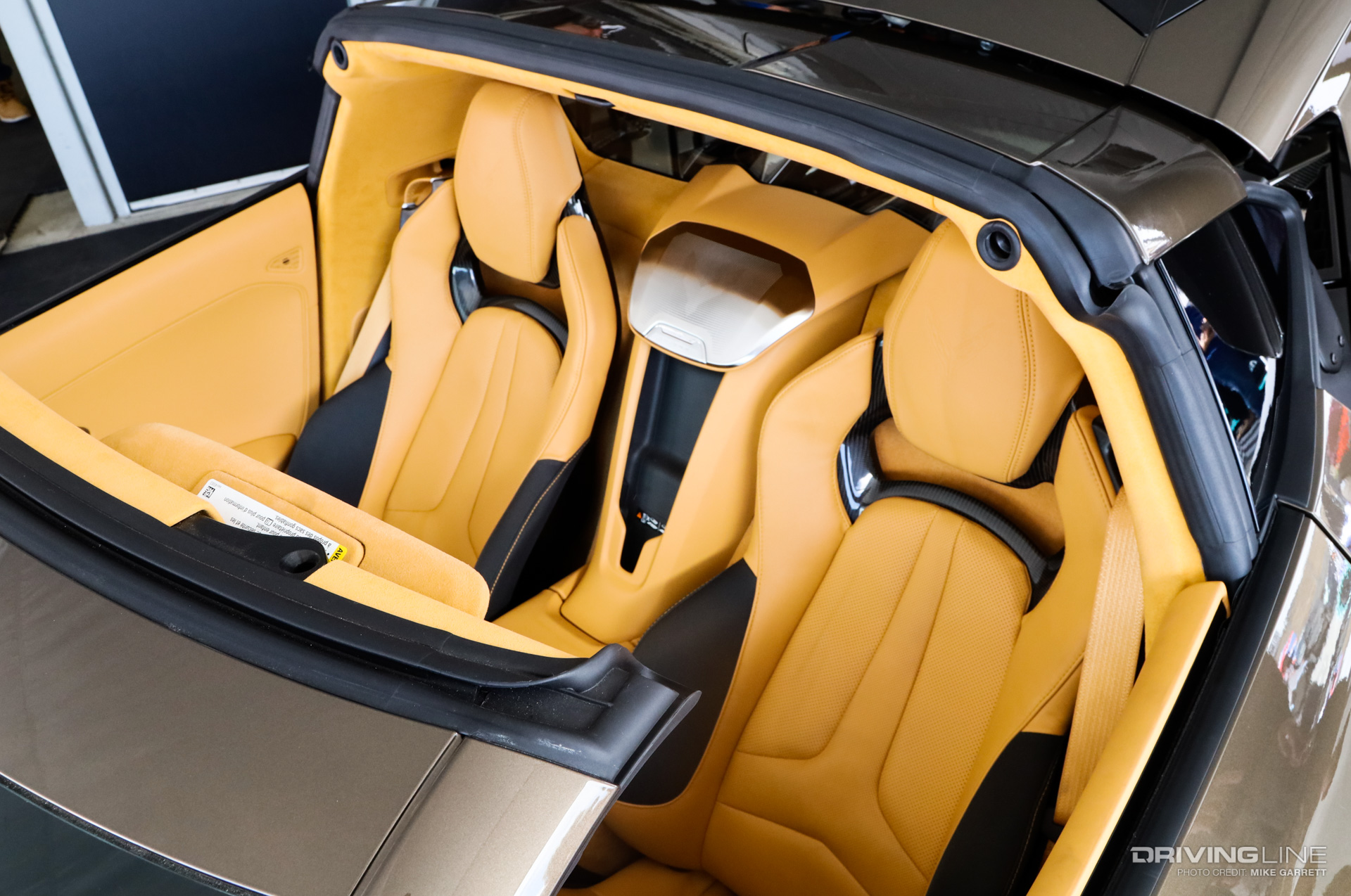 2020 C8 Corvette Tan Leather Interior