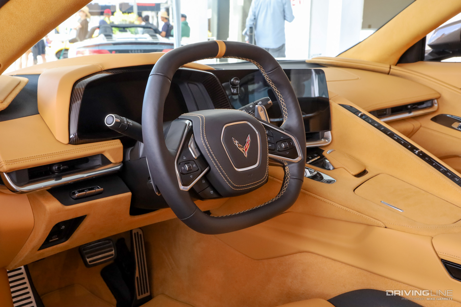 C8 Corvette Tan Interior Steering Wheel