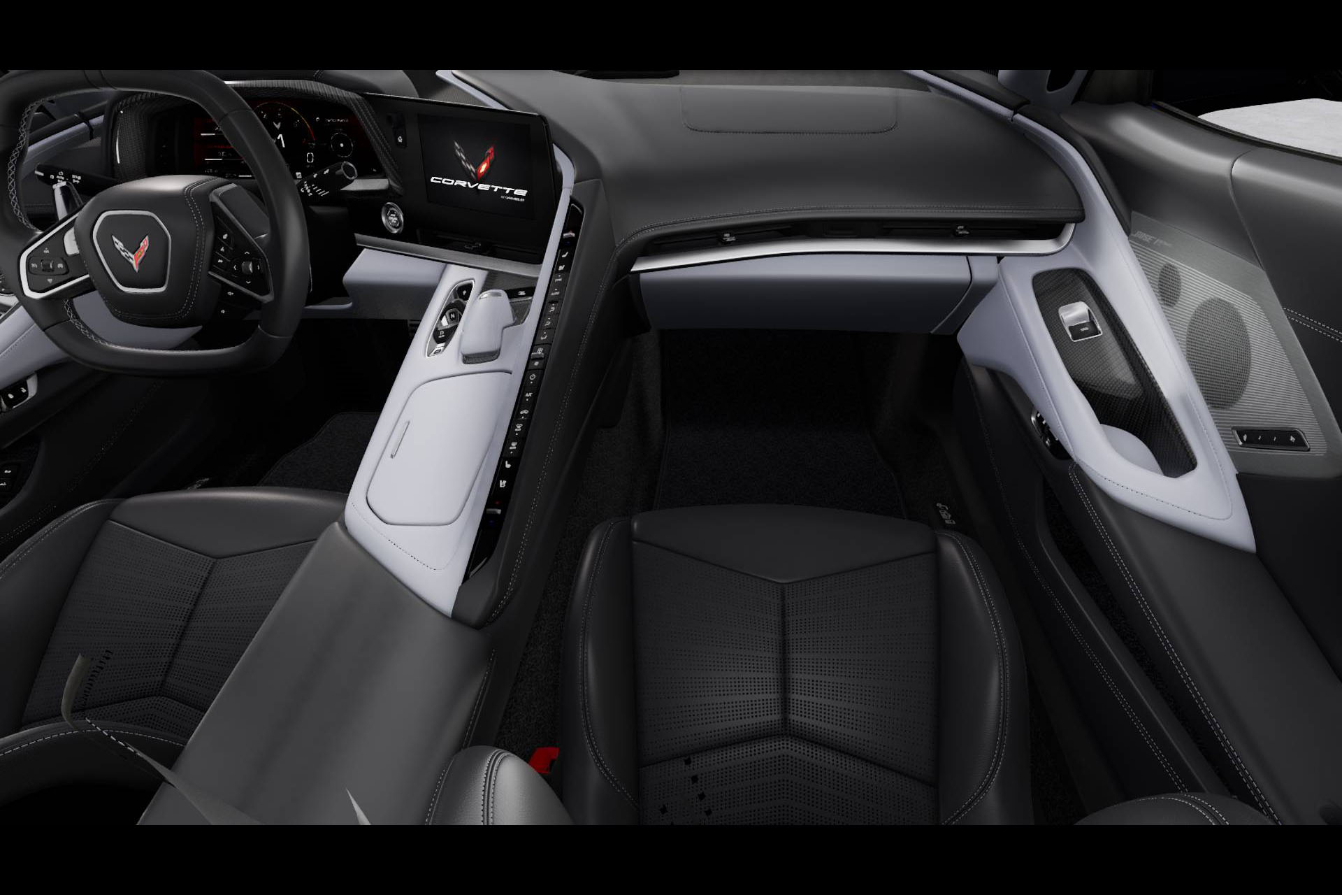 2020 C8 Corvette Black Interior