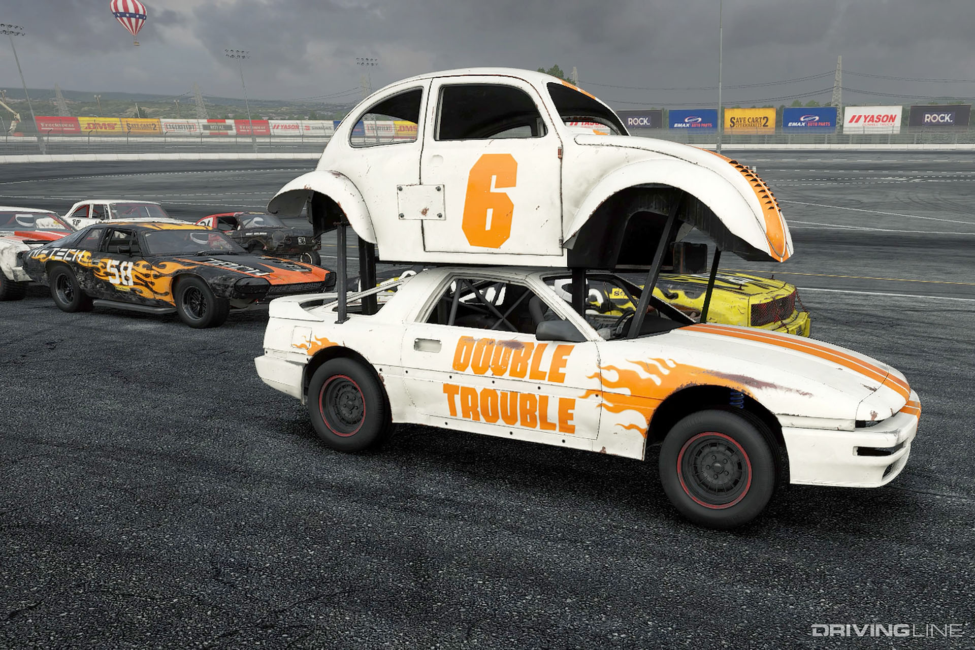 Wreckfest Toyota Supra VW Beetle PS4