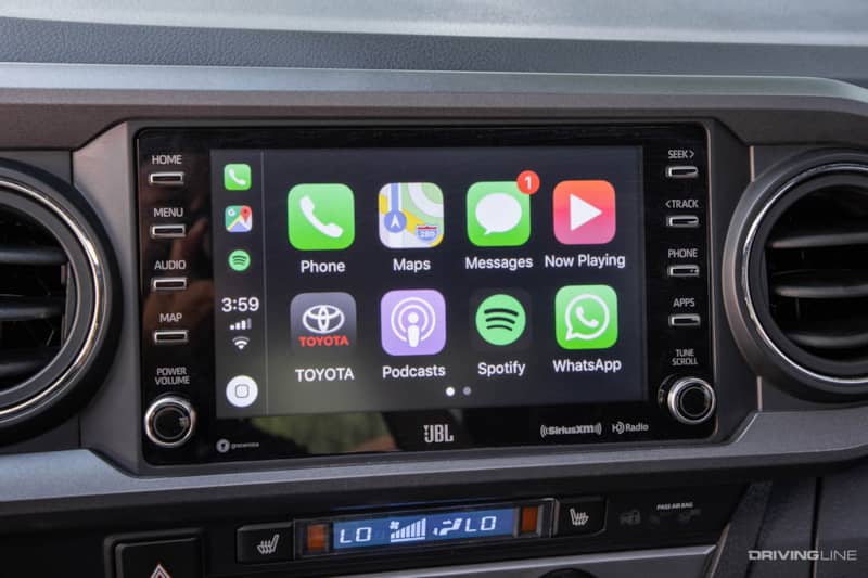 8-inch Touchscreen 2020 Toyota Tacoma