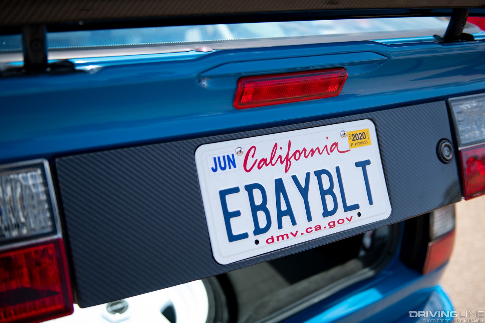 Big SoCal Euro Ebayblt VW Corrado license plate