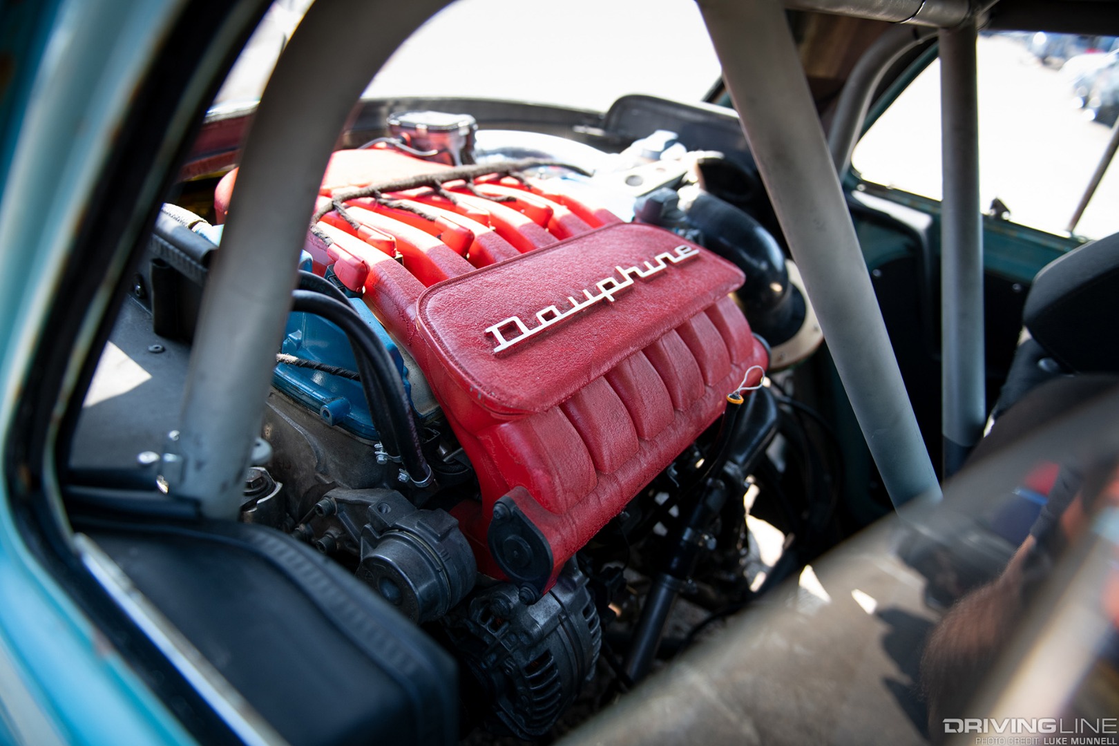 Big SoCal Euro Renault Dauphine rear-engine VR6 engine