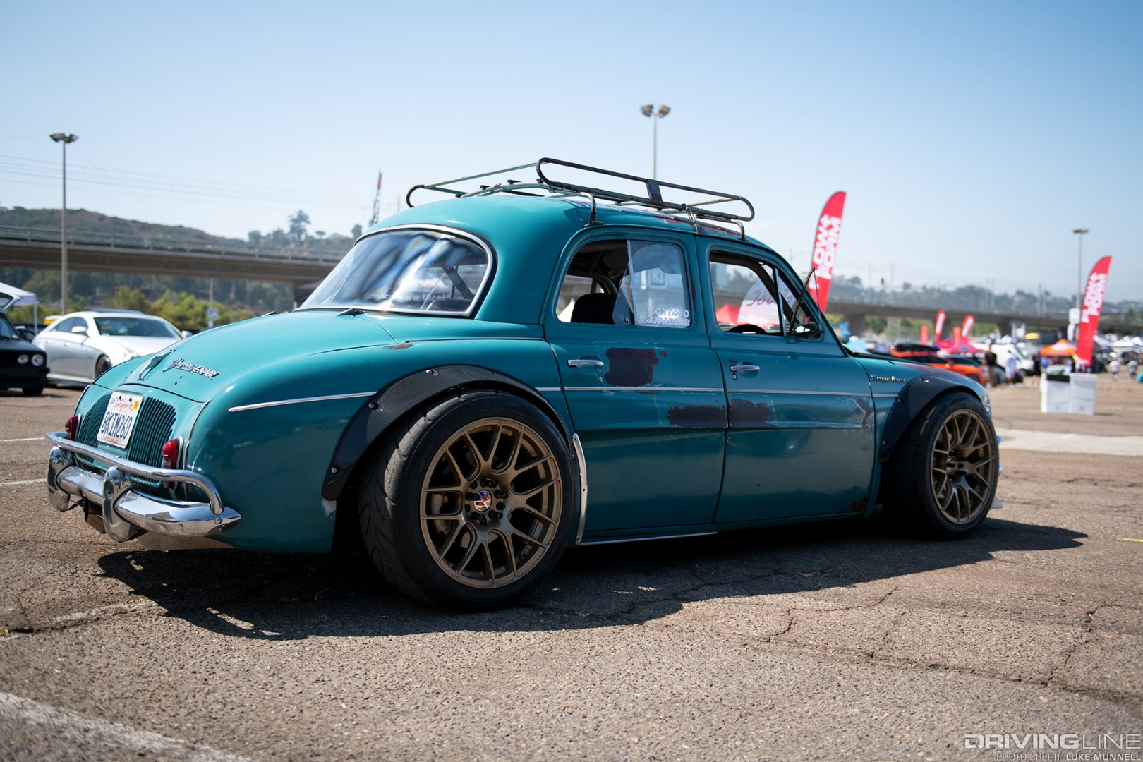 Big SoCal Euro Renault Dauphine rear 3/4