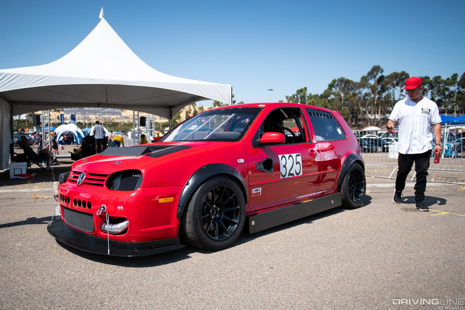 Big SoCal Euro front/mid-engine V8 VW Golf front 3/4