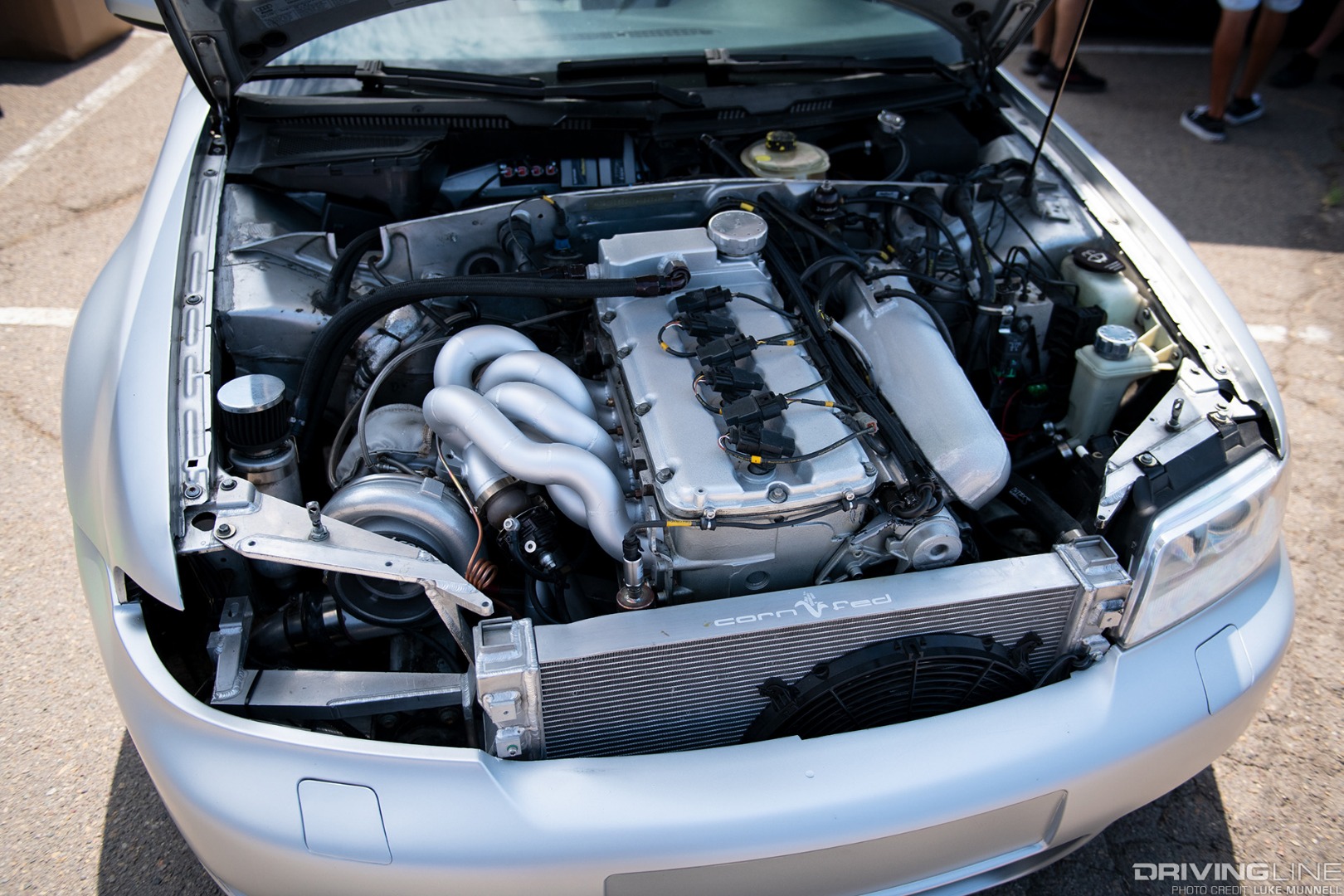 Big SoCal Euro World's Fastest Audi RS 3 5-cylinder engine and big turbo