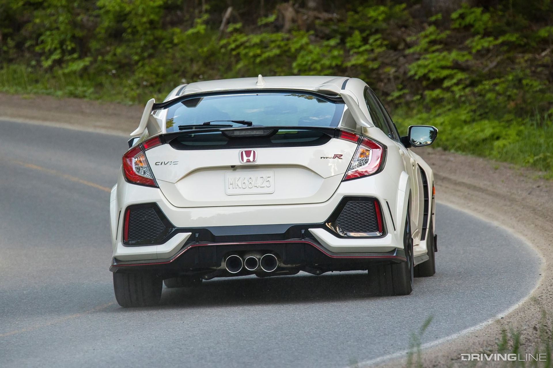 Honda Civic Type R Championship White Rear
