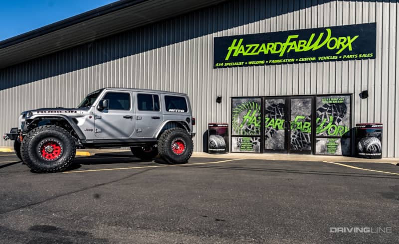 2019 jeep wrangler rubicon jl 40s 2-inch lift hazzard fab worx