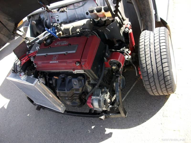 Austin Mini engine swap