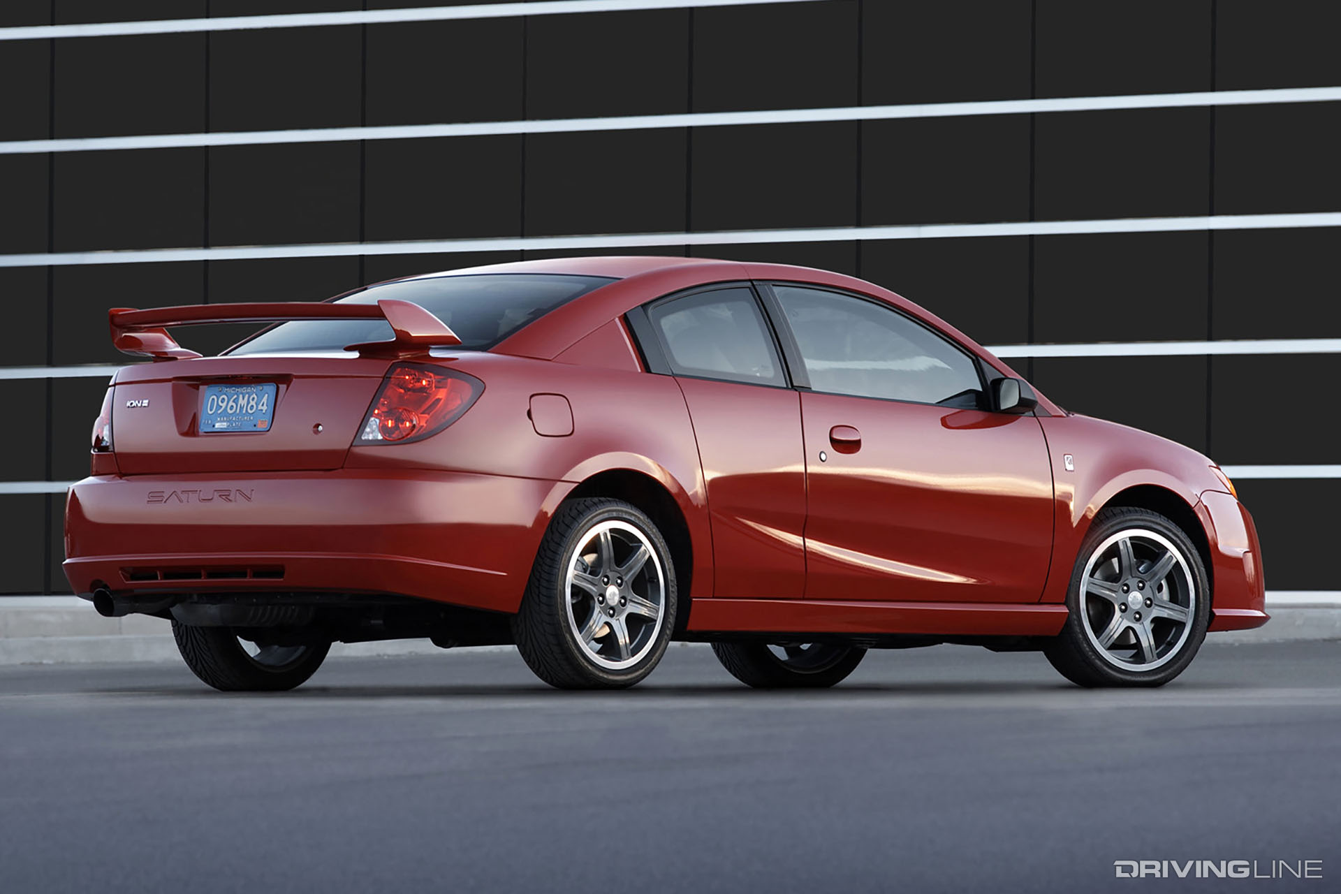 Saturn Ion Red Line Rear View
