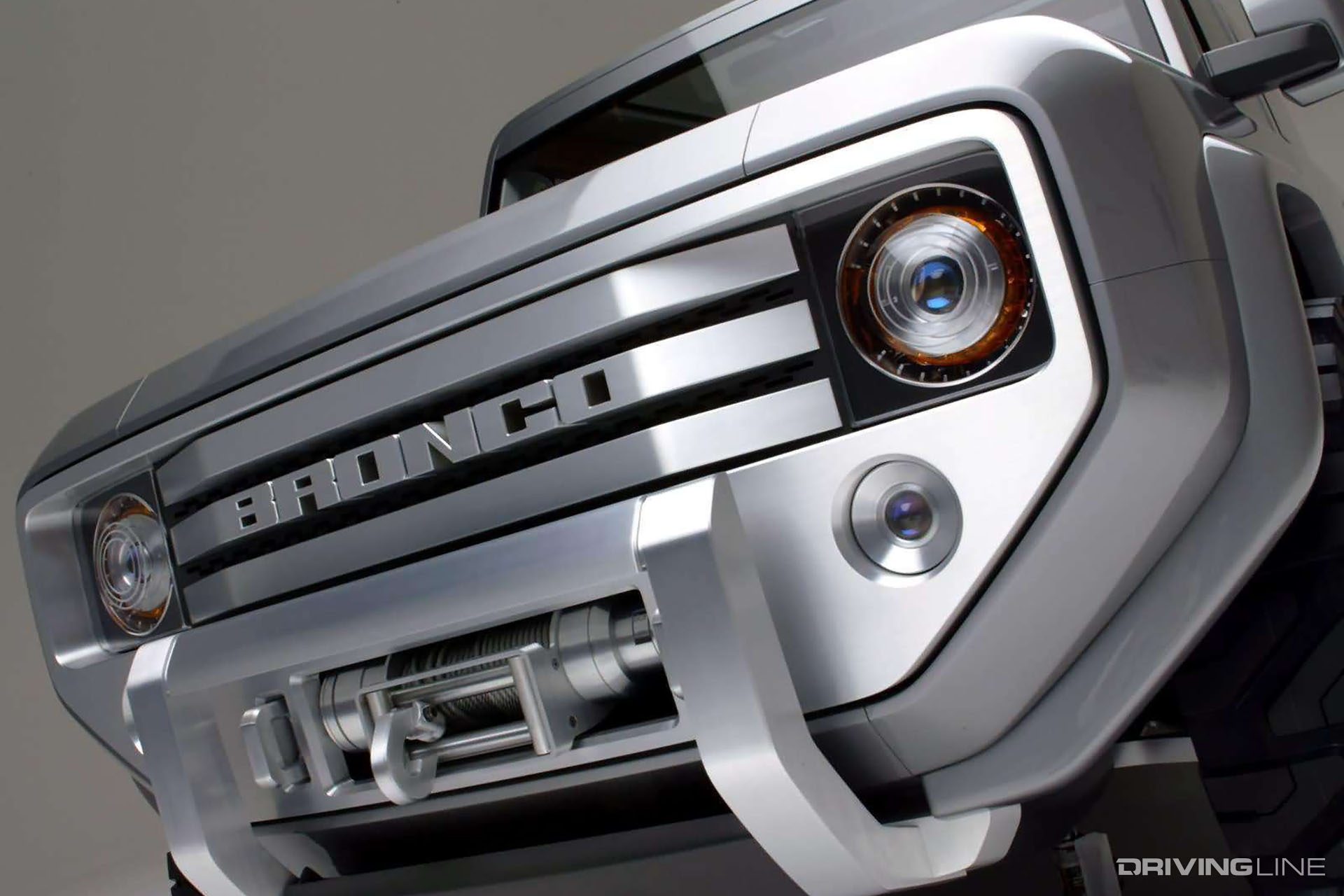 2004 Ford Bronco Concept Front Grille Winch