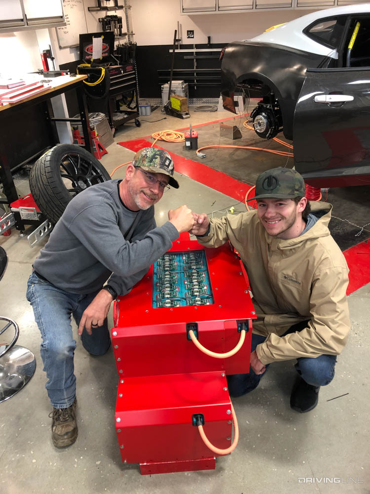 Joe Napoleon and Travis Reeder Tesla batteries