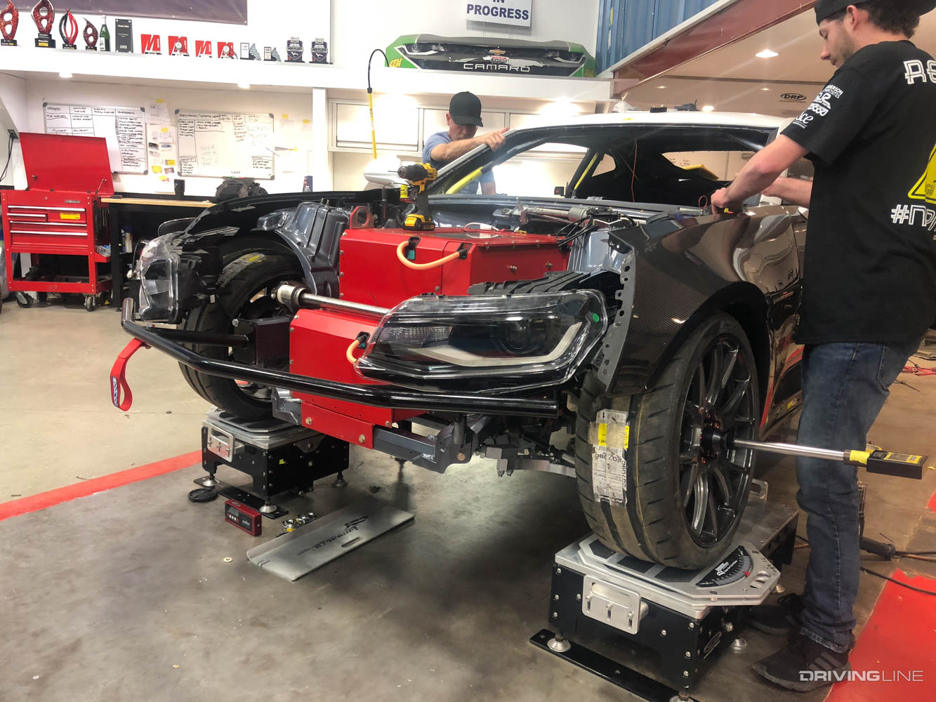 front end of electric Camaro EL1