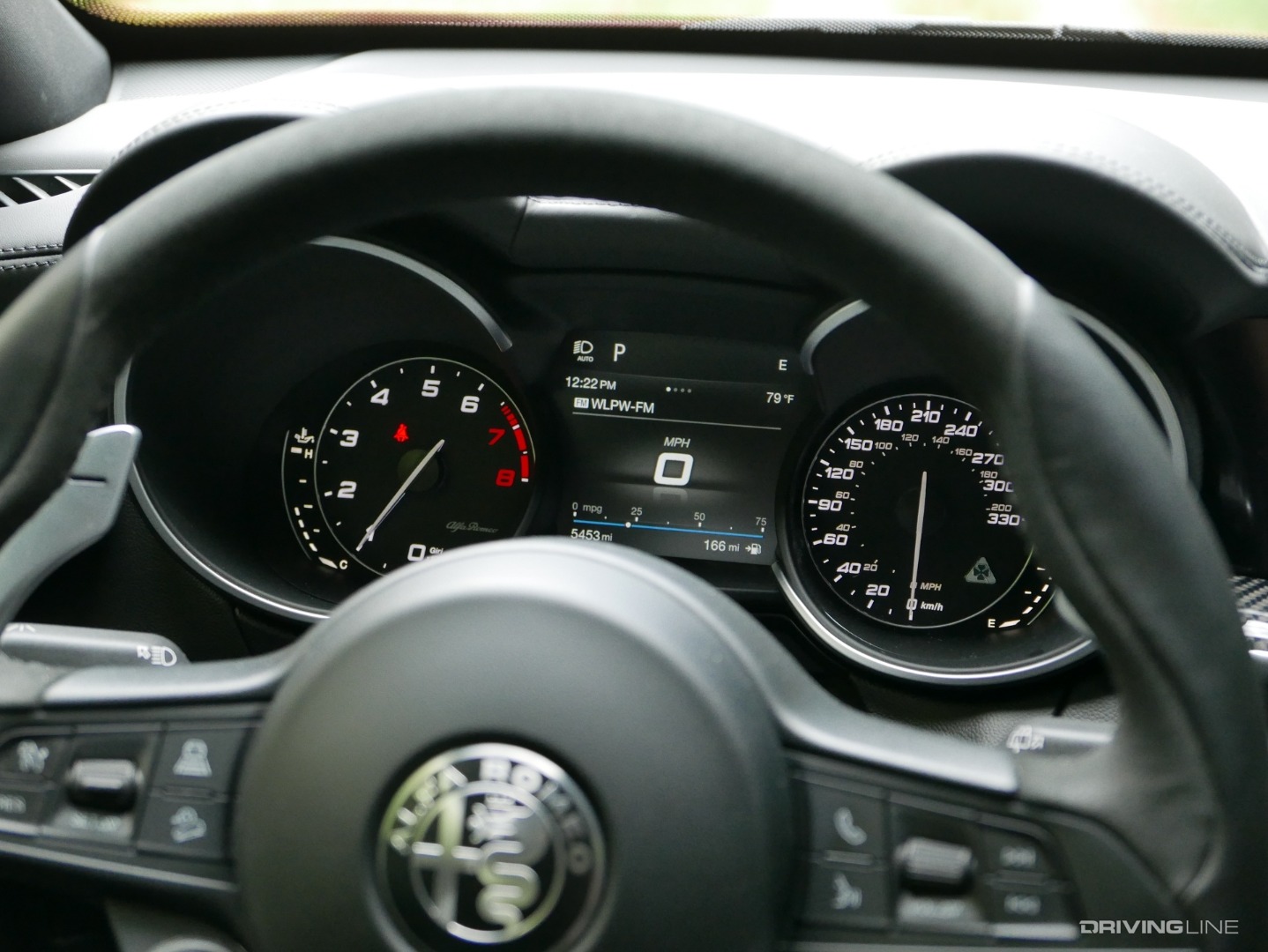 2019 Alfa Romeo Stelvio Quadrifoglio gauges