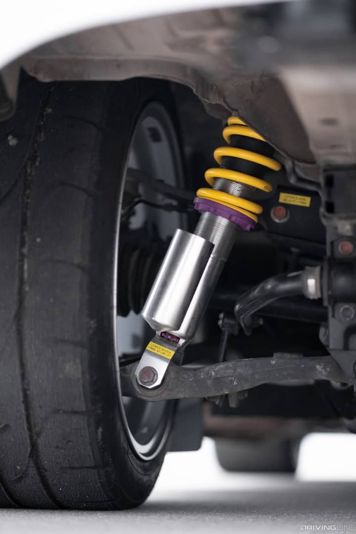 AJ Jaquias Honda S2000 on Nitto NT01 tire and KW Variant III coilover