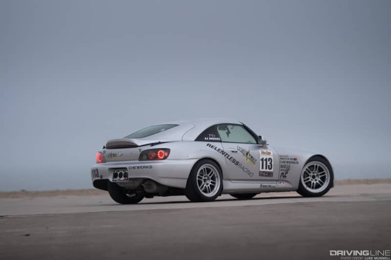 AJ Jaquias Honda S2000 on Nitto NT01 - rear 3/4