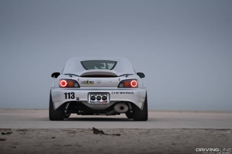 AJ Jaquias Honda S2000 on Nitto NT01 - rear