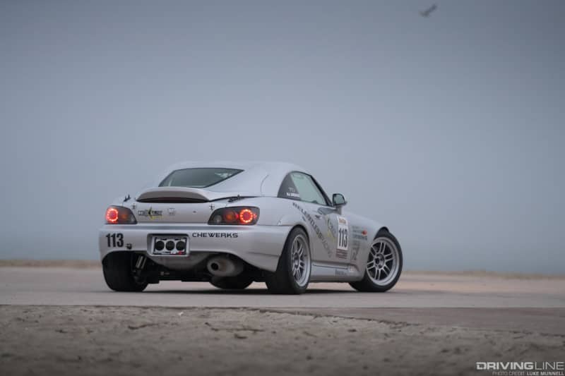 AJ Jaquias Honda S2000 on Nitto NT01 - rear 3/4