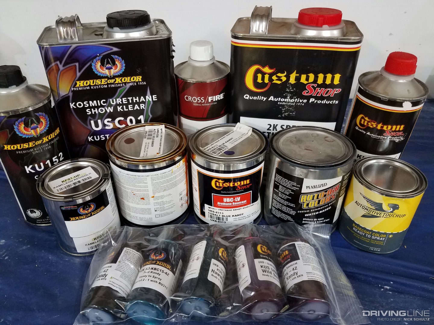Vehicle Paint materials