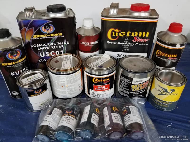 Vehicle Paint materials