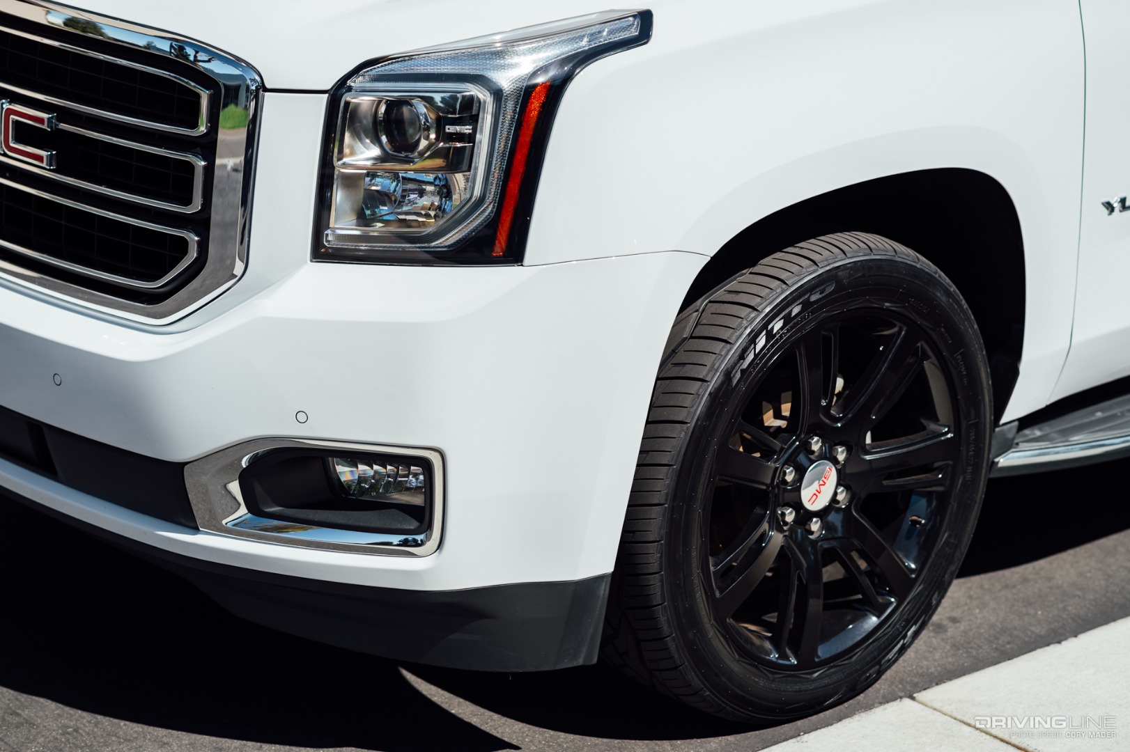 2017 GMC Yukon XL with Nitto NT420V tires driver side