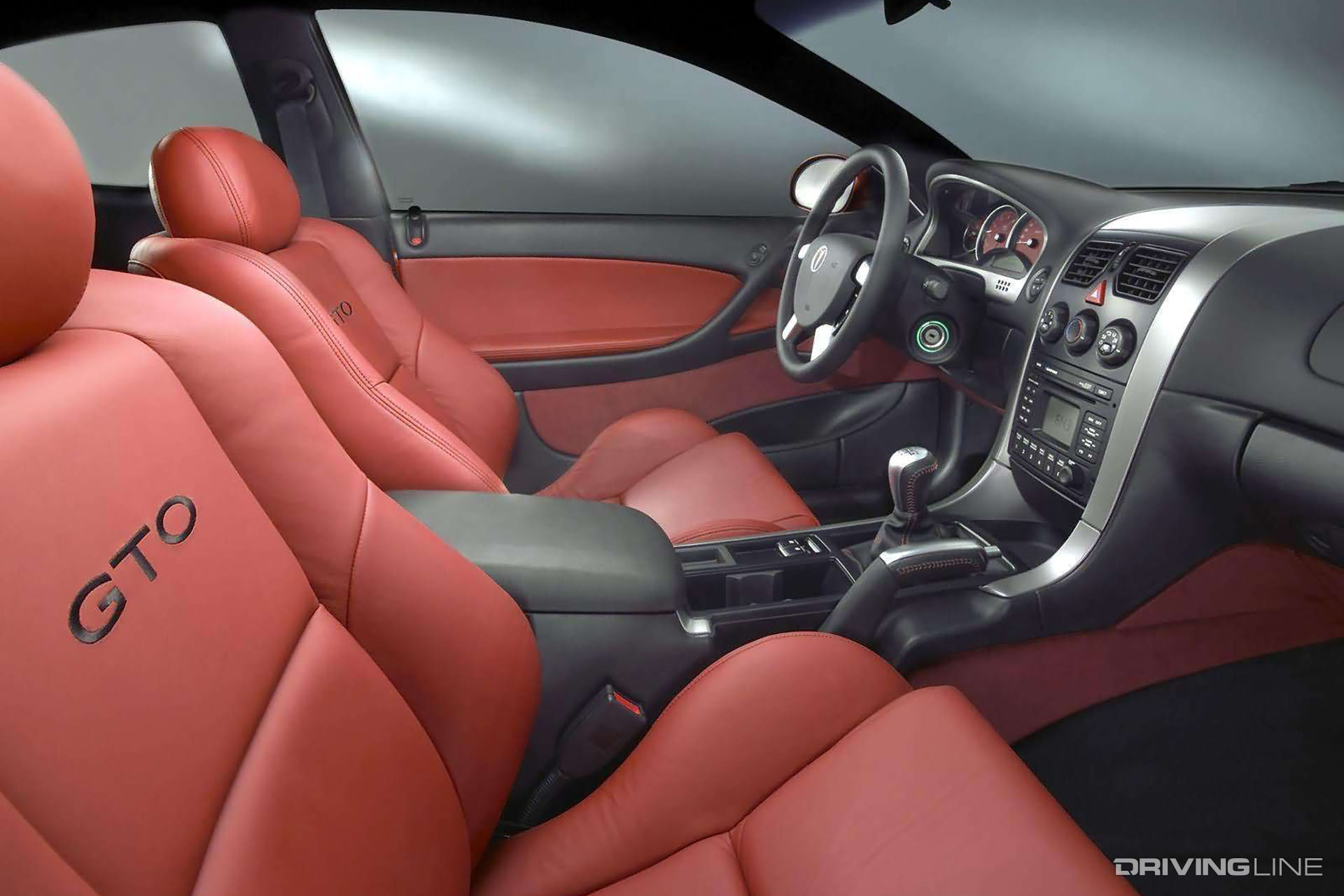 2004 Pontiac GTO Red Interior