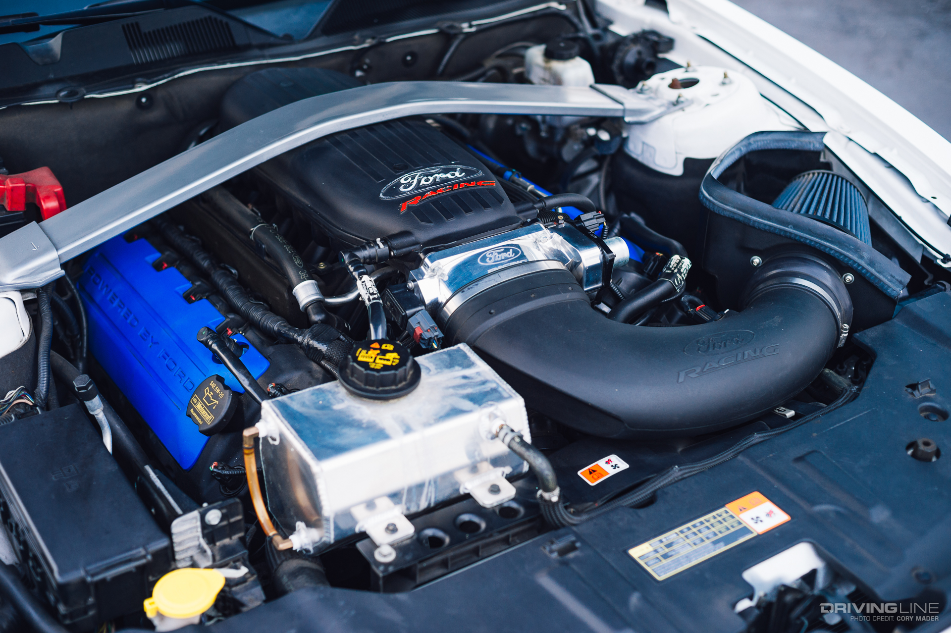Ford Mustang S197 Nitto NT555 G2 Engine Bay