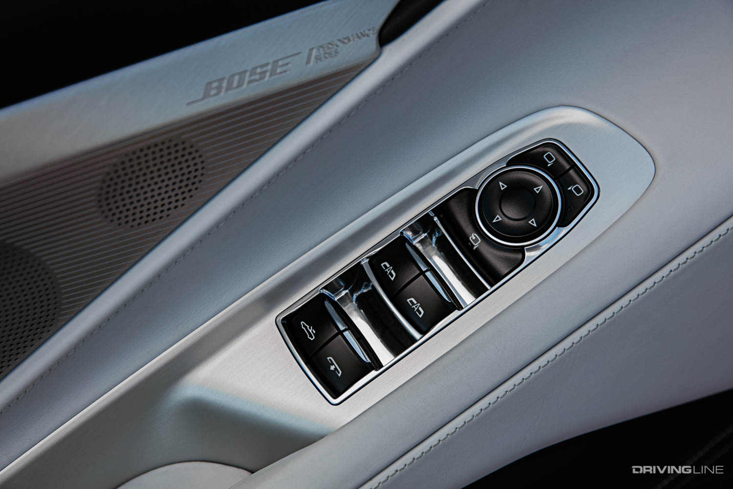 2020 C8 Corvette Stingray Convertible controls