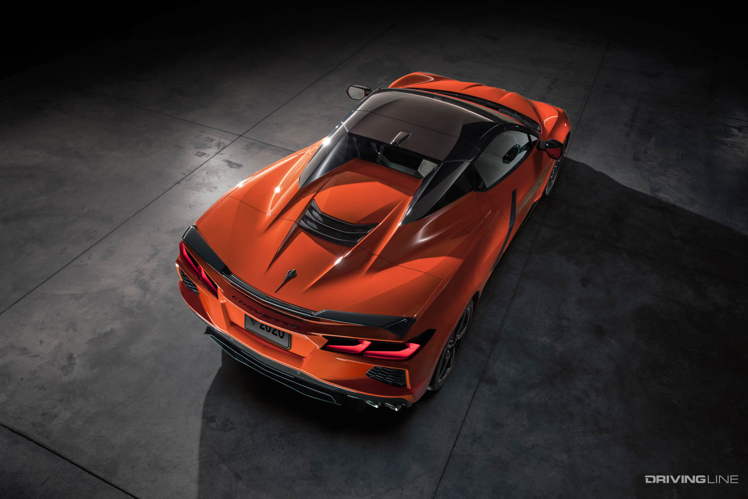 2020 C8 Corvette Stingray Convertible top up