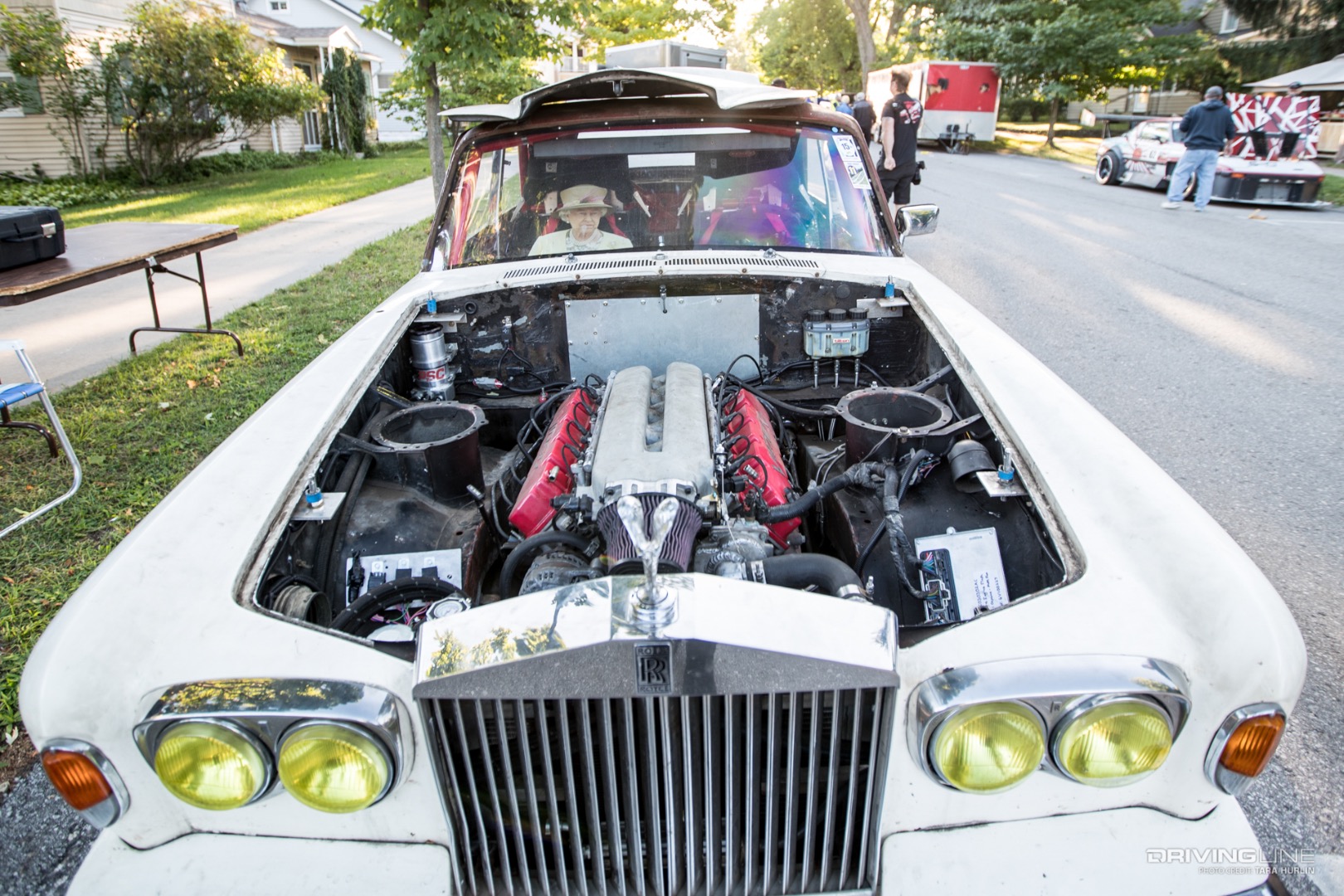 Darko Stojanovski's 1977 Rolls Royce Silver Wraith II powered by a V10 engine.