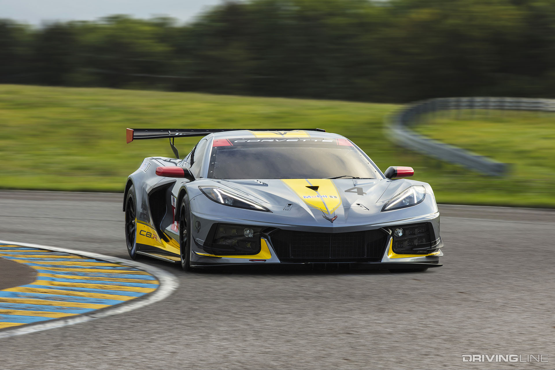 2020 Chevy C8R Corvette Race Car On Track