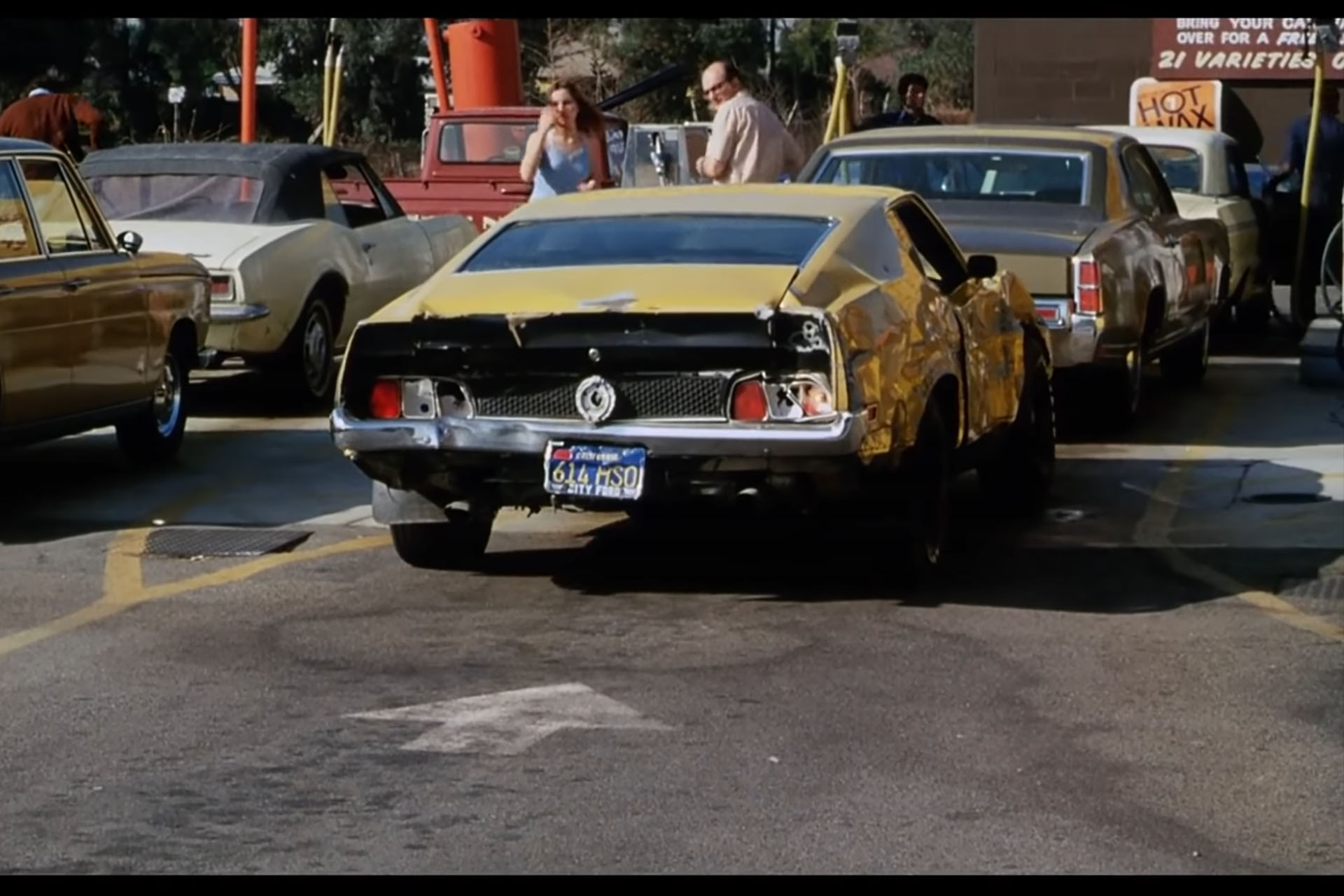 Gone in 60 Seconds 1974 Eleanor Mustang Damage