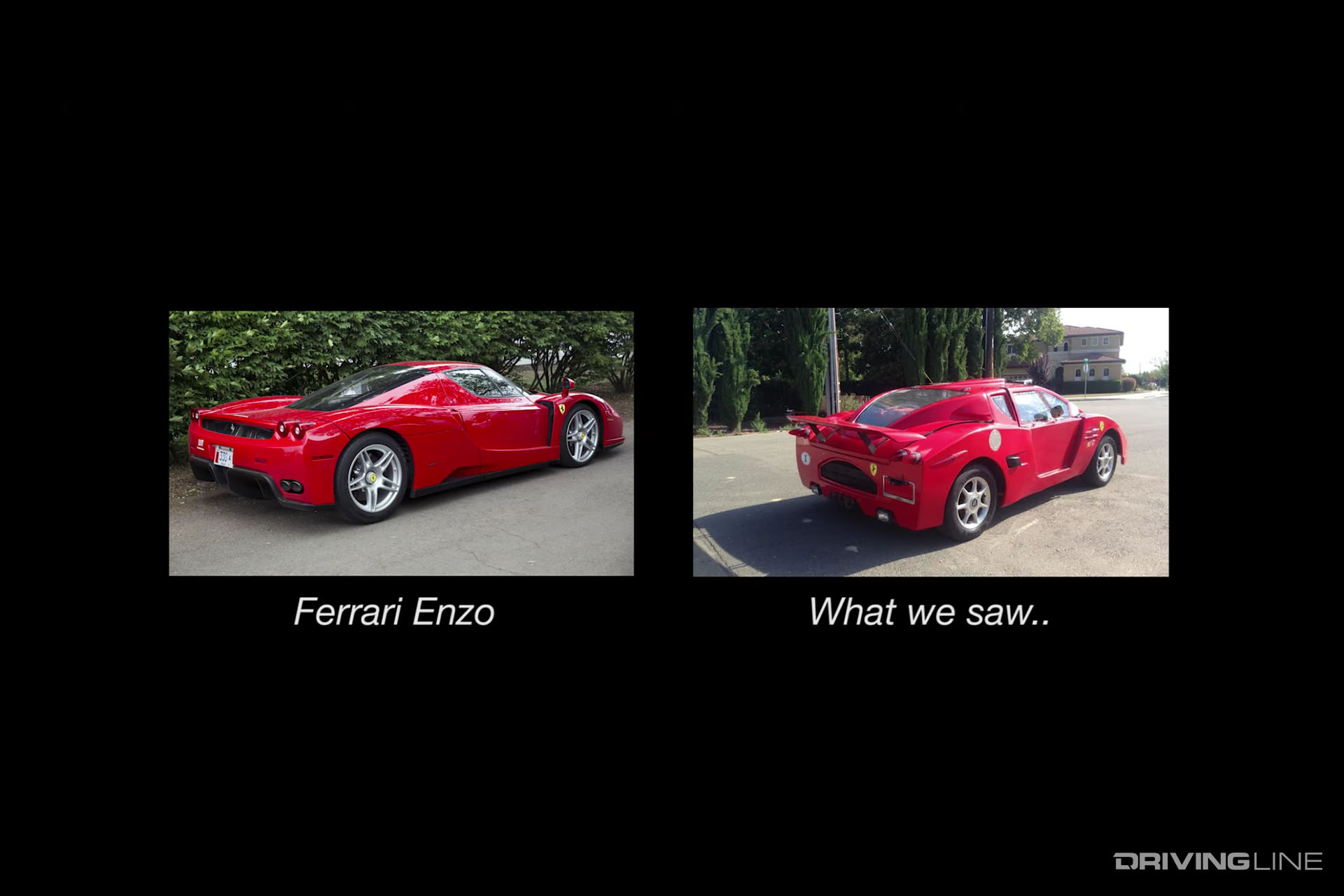 Car Bros Fake Ferrari Enzo Replica