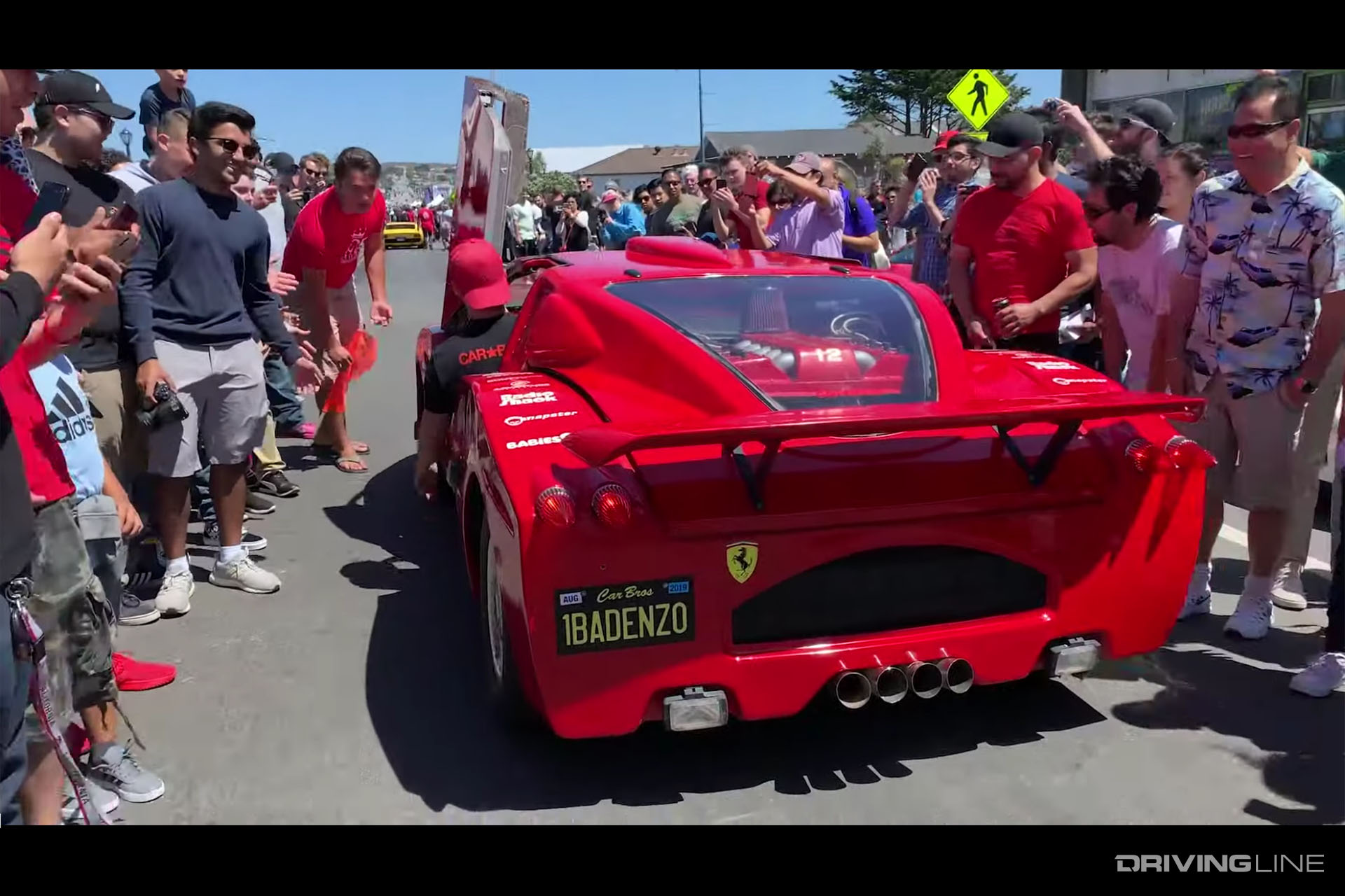 Car Bros Fake Ferrari Enzo Exotics on Broadway