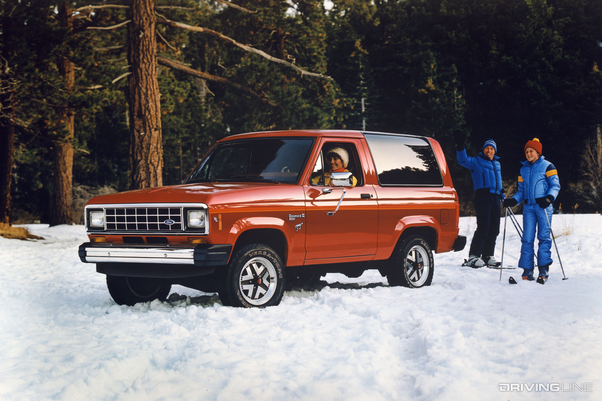 Ford Bronco II Red Snow
