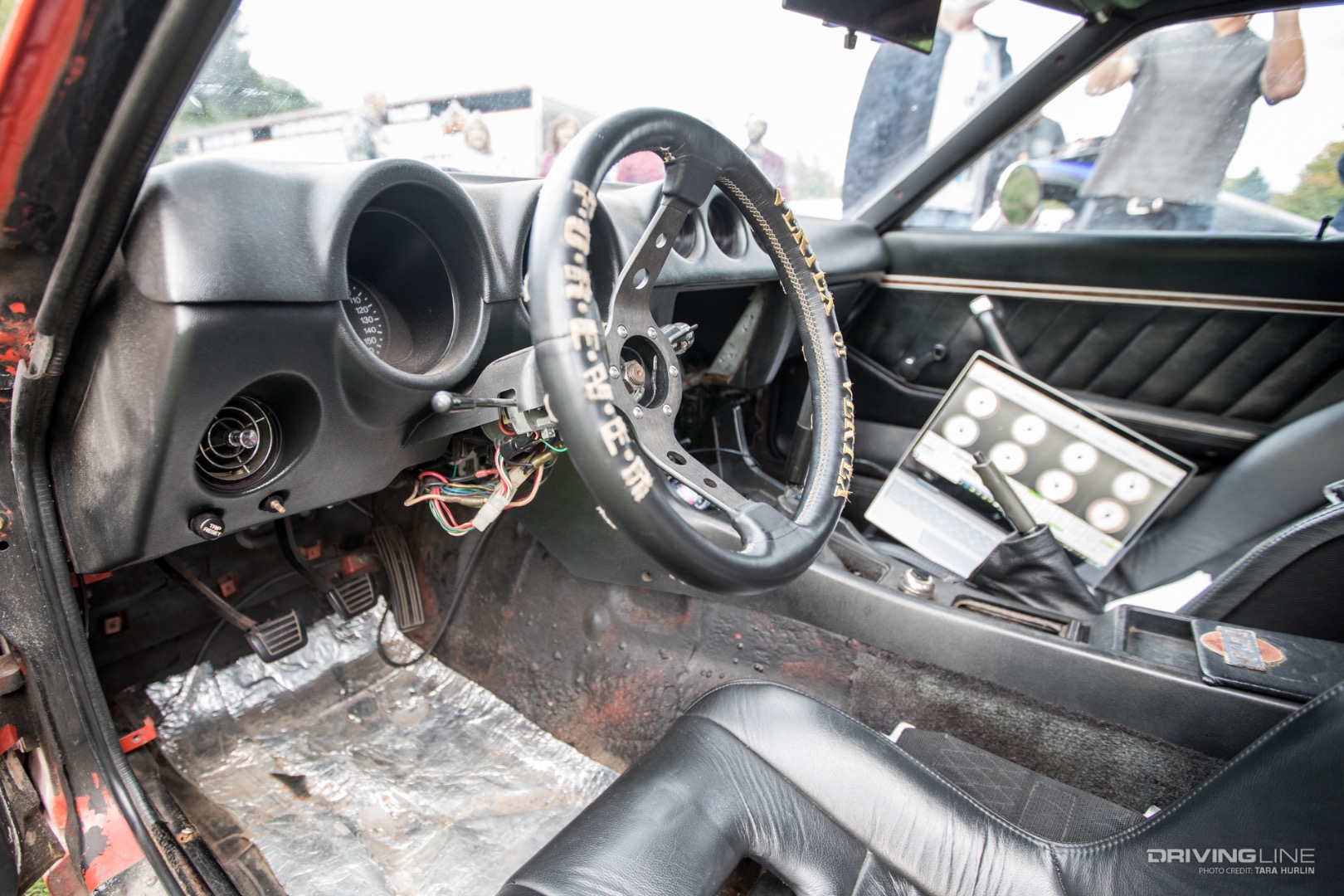 V12 powered Datsun 280z street car interior