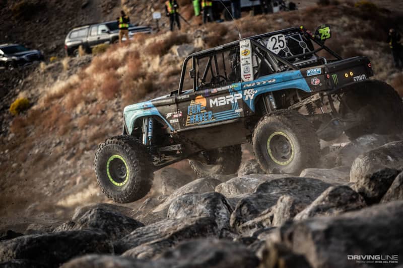 2019 Ultra4 Nationals Loren Healy in Vaughn Gittin Jr Car Brocky