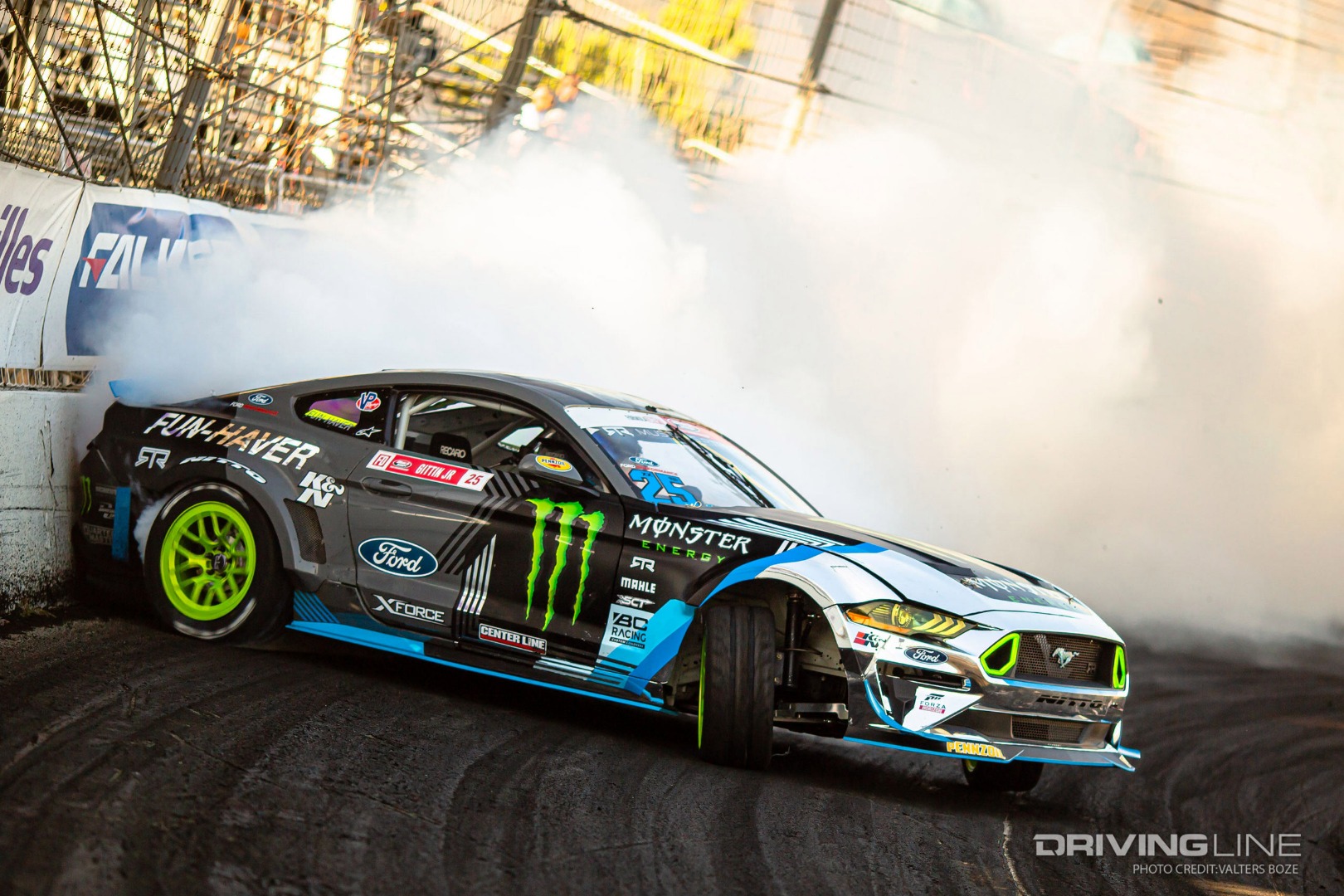 Vaughn Gittin Jr's Ford Mustang RTR was the fan favorite car on the Formula Drift grid