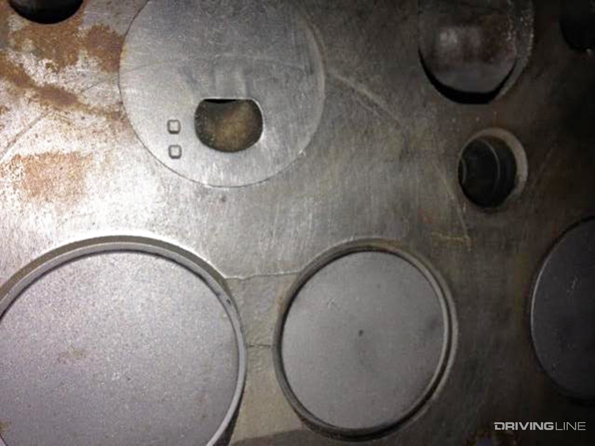 GM Diesel Cracked Cylinder Head