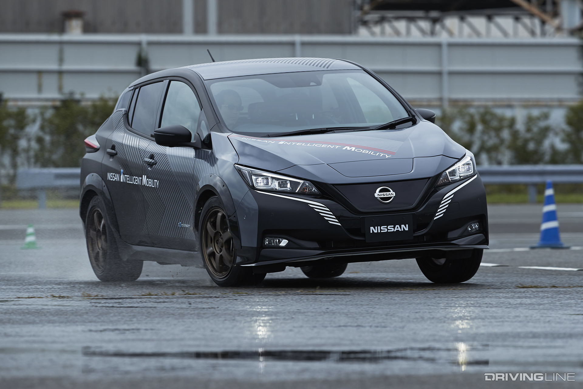 Nissan Leaf EV Twin Motor AWD Handling